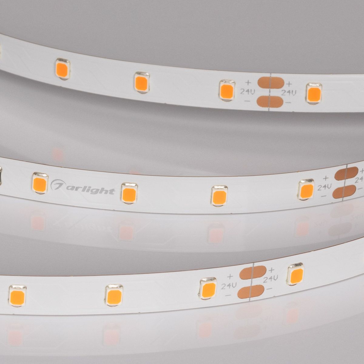 Светодиодная лента Arlight RT-A60-8mm 24V Carrot (4.8 W/m, IP20, 5m) 055375