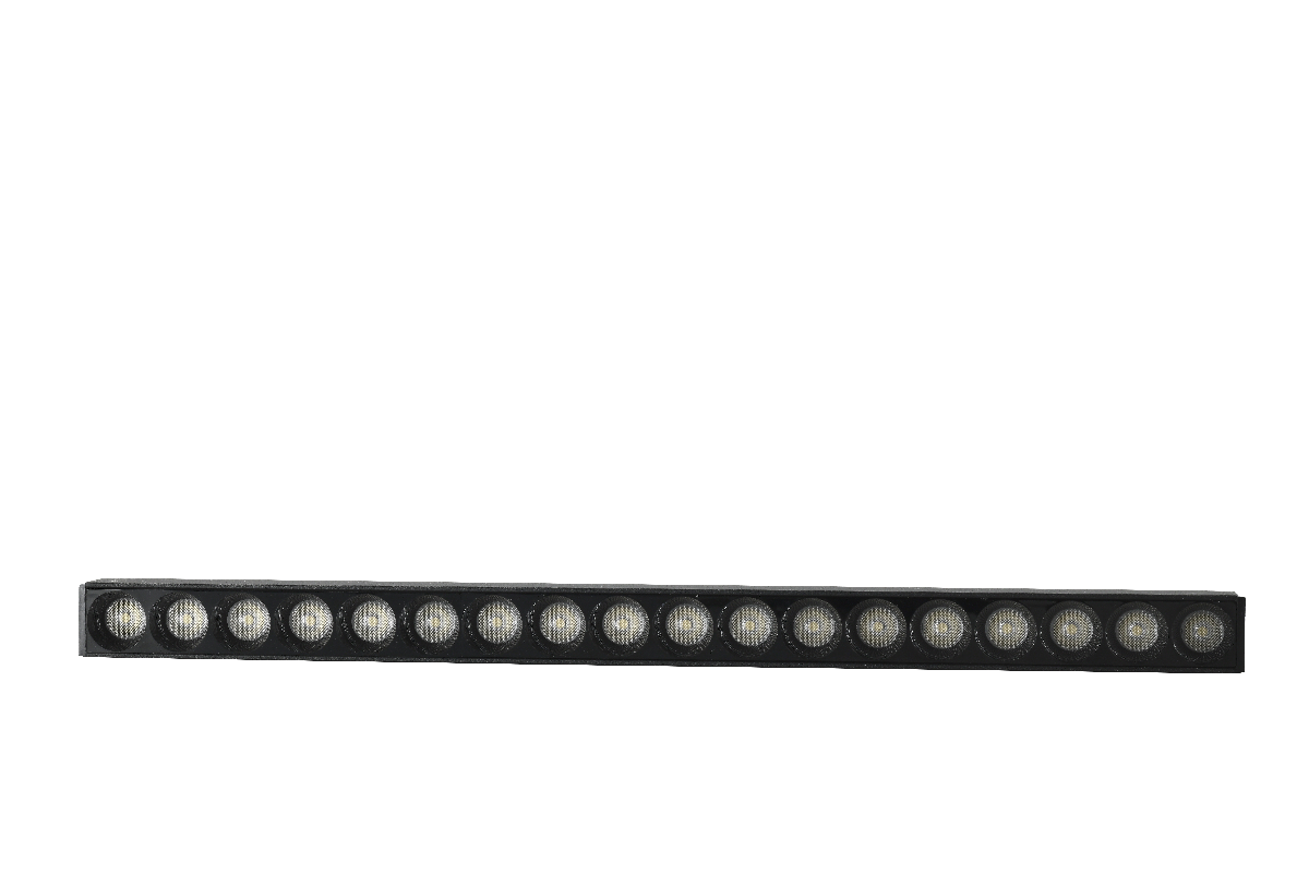 Трековый магнитный светильник iLedex Vision 4822-002-L350-18W-38DG-3000K-BK