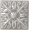 ADEX STUDIO Вставка Relieve Flor № 2 Graystone