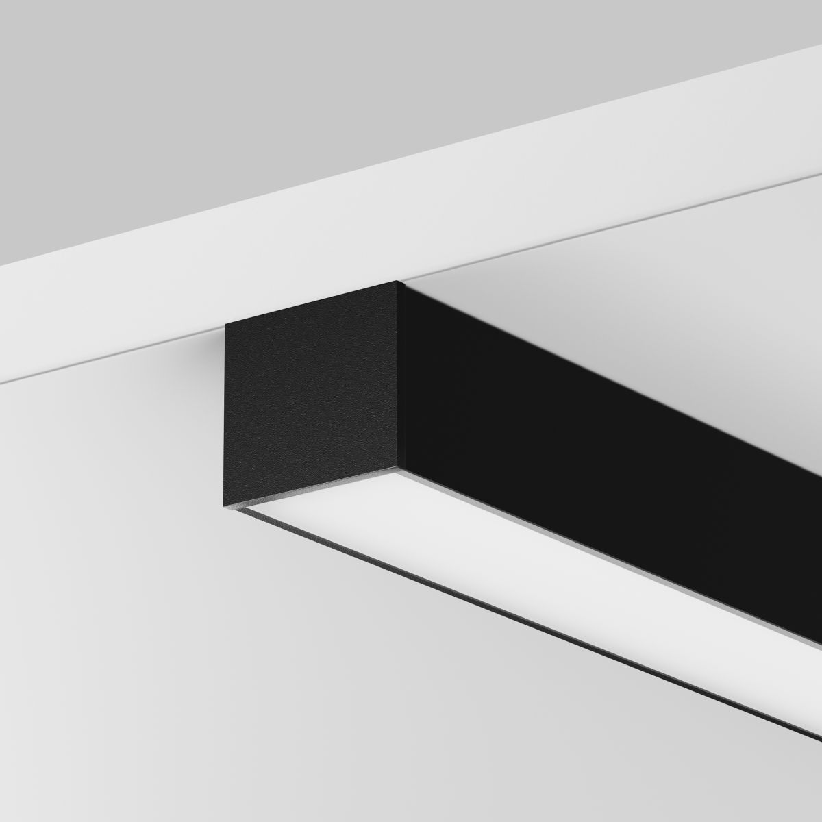 Алюминиевый профиль накладной-подвесной Maytoni Led Strip ALM-2522-B-2M 633013
