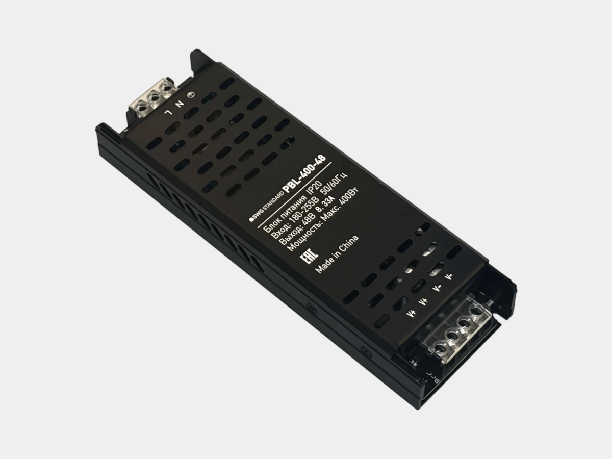Блок питания SWG 48В IP20 400Вт PBL-400-48 00-00038349