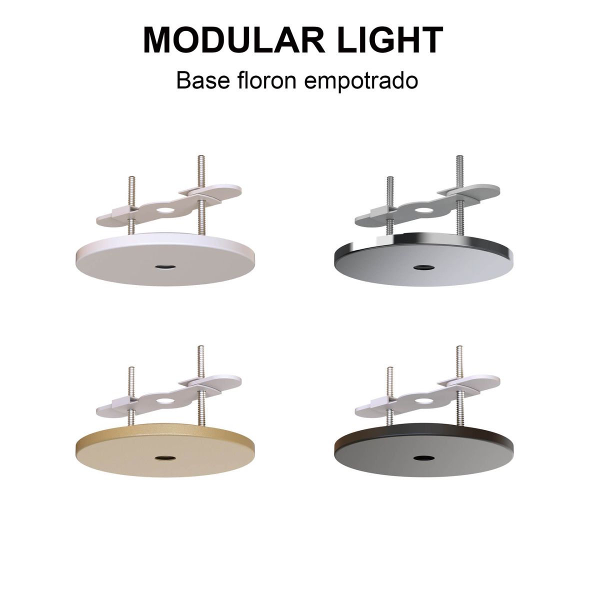 Основание потолочное утопленное 1L Mantra Modular Light Florones 9360