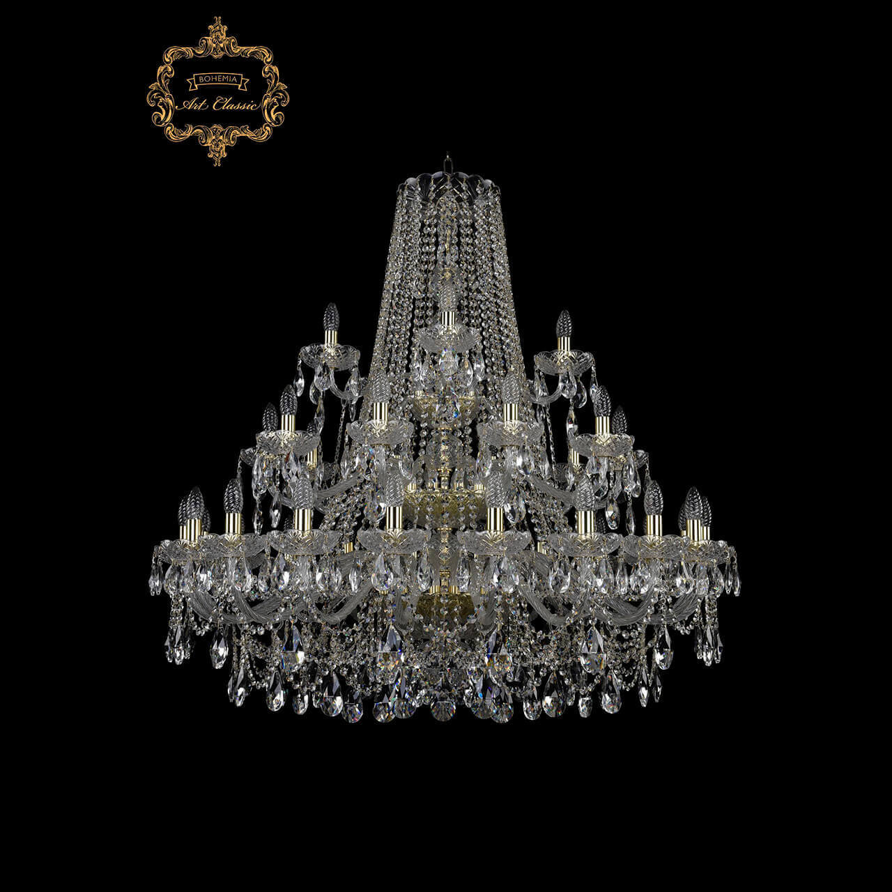 Подвесная люстра Art Classic 11.25.20+10+5.400.3d.XL-154.Gd.Sp
