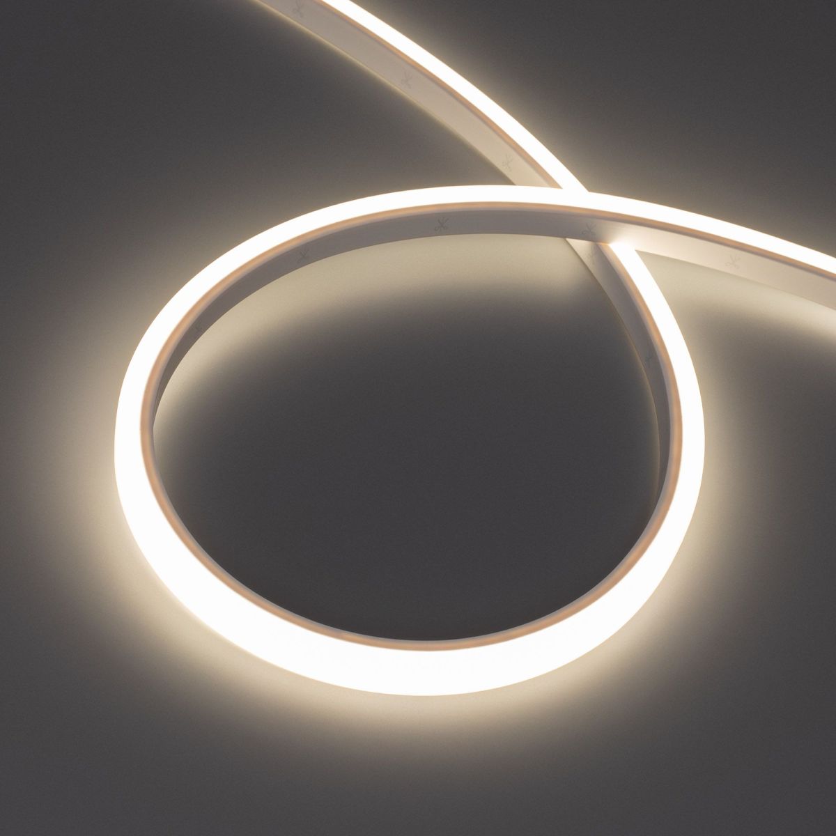 Светодиодная герметичная лента Arlight WAVE-TOP-PU-A144-10x10mm 24V White5700 (5 W/m, IP68, 5m, wire x2) 052432