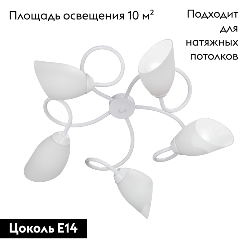 Потолочная люстра Vitaluce V3396/5PL