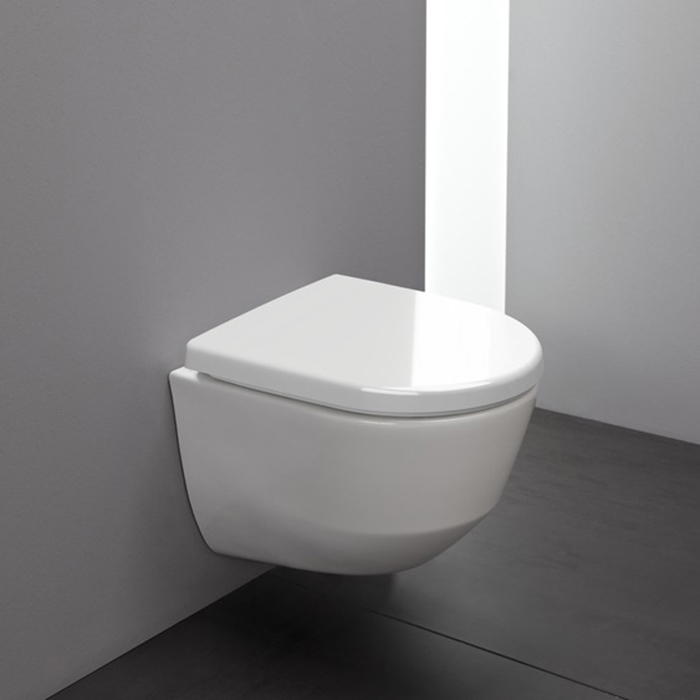 LAUFEN Pro Унитаз подвесной безободковый, укороченный 49х36х34см., цвет: белый