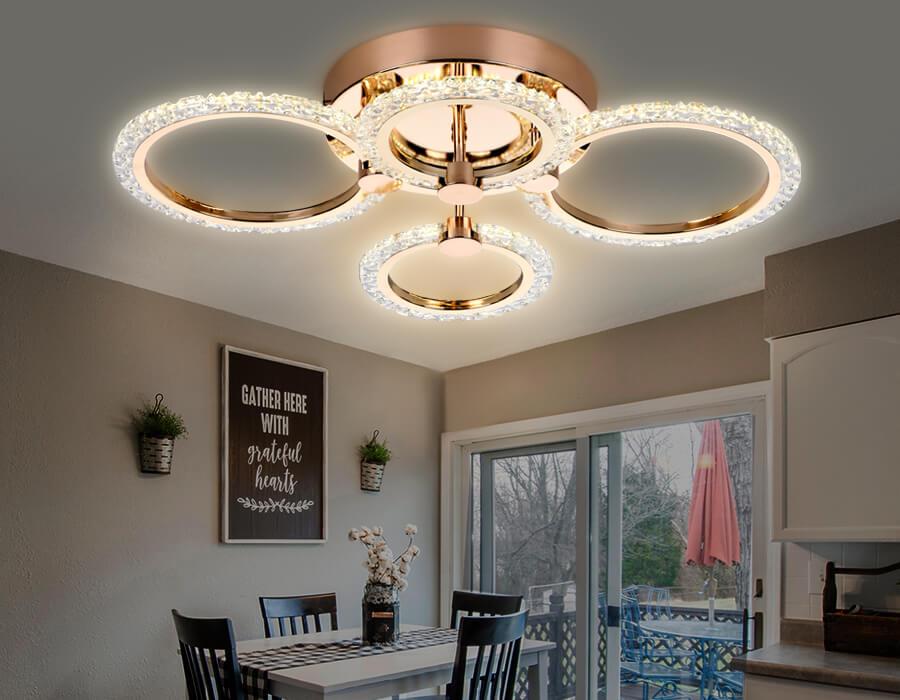 Потолочная светодиодная люстра Ambrella Light Acrylica Original FA416