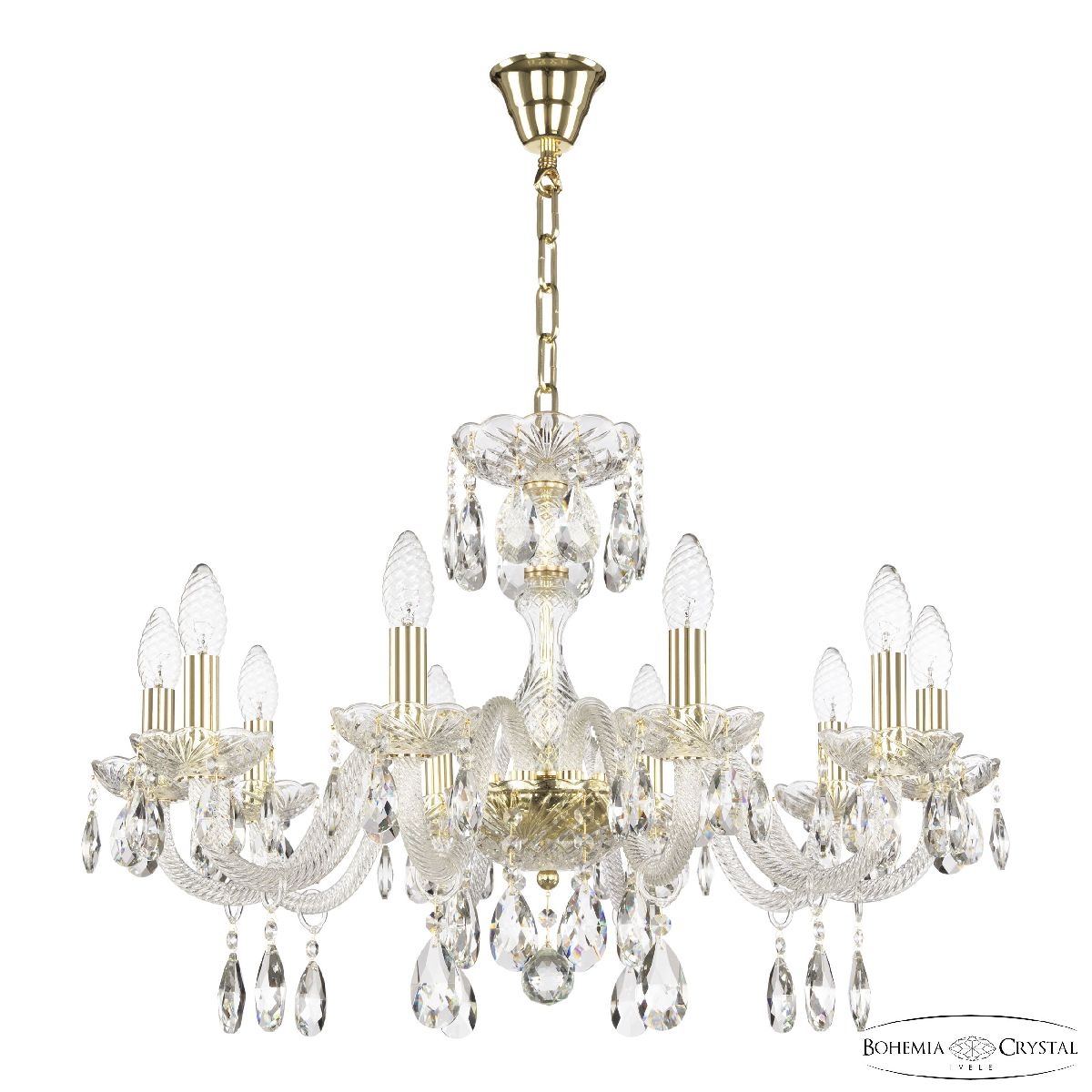 Подвесная люстра Bohemia Ivele Crystal 117/10/240 G