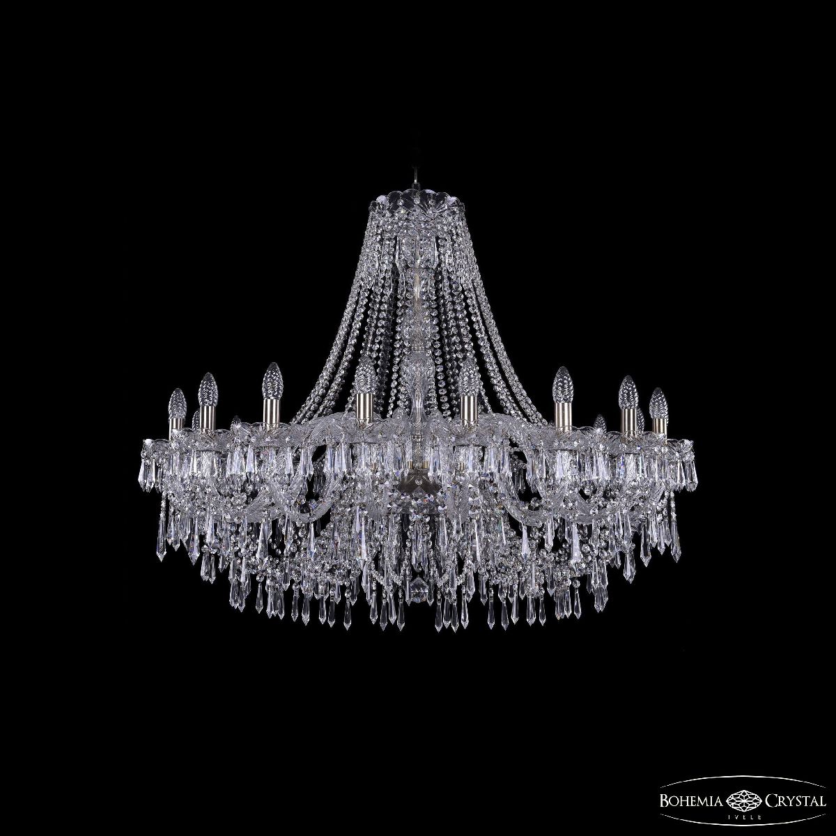 Подвесная люстра Bohemia Ivele Crystal 1403/20/400/h-92 Pa