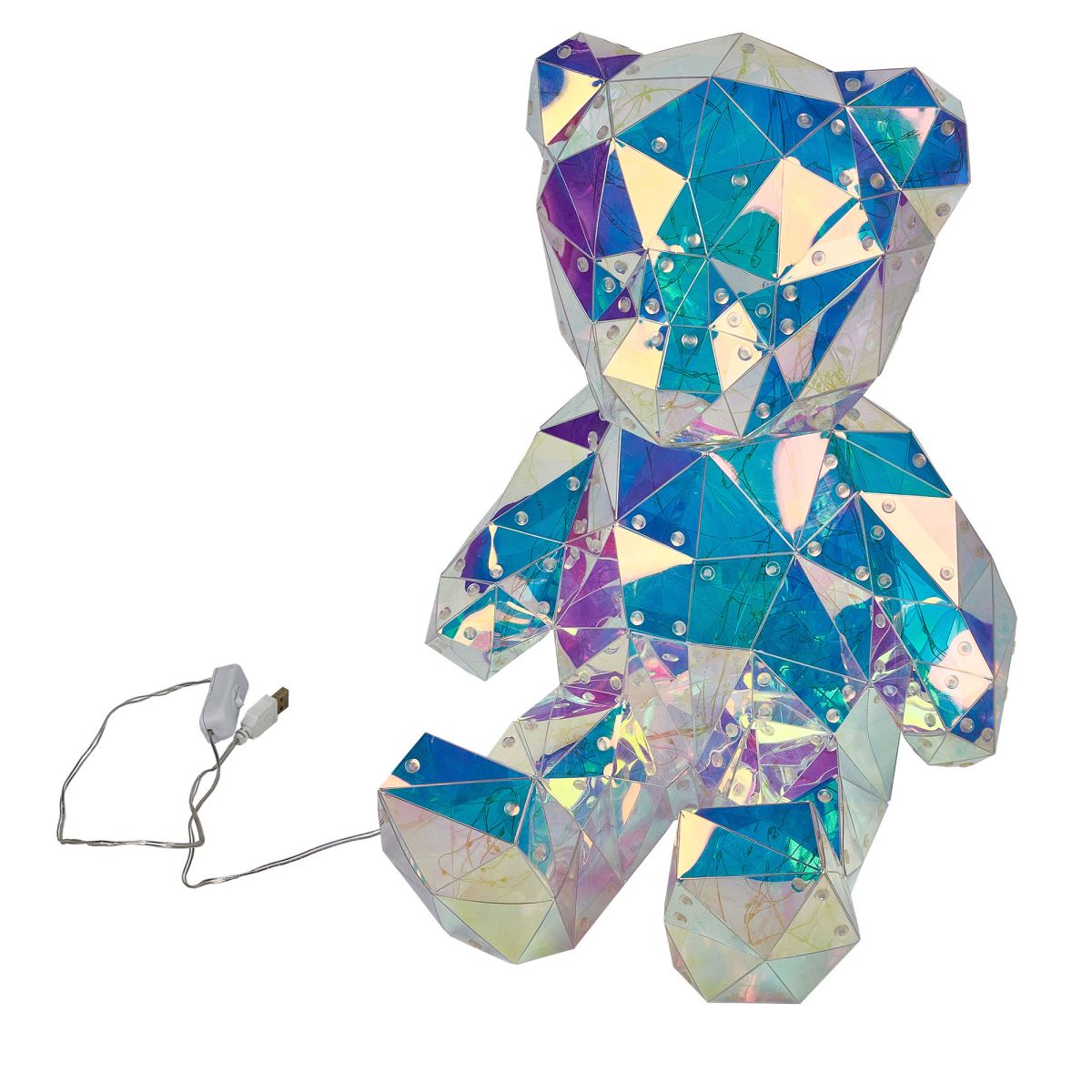 Светильник декоративный Мишка. с USB проводом Uniel ULD-R504 USB/RGB BEAR UL-00011054