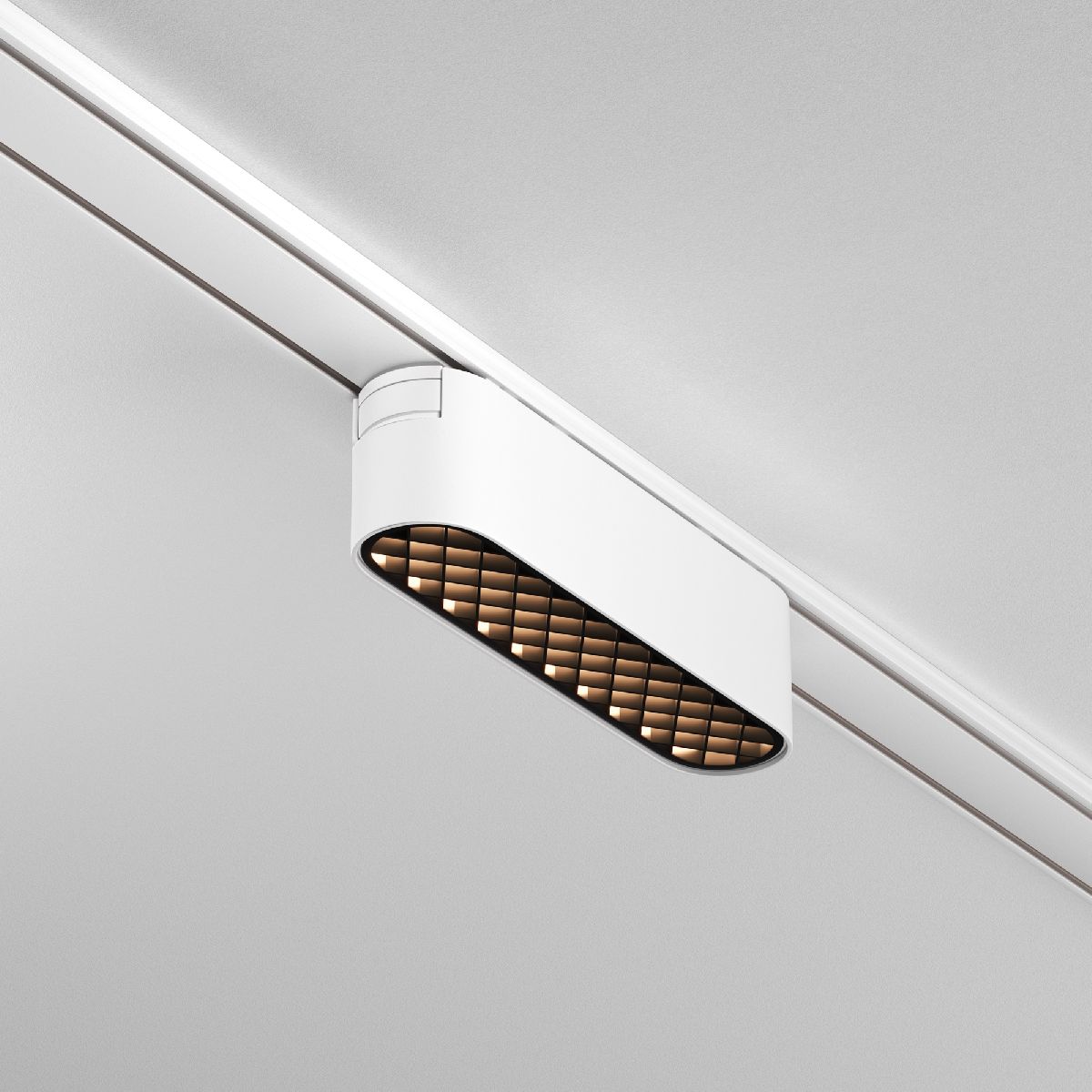 Трековый магнитный светильник Maytoni Basis Grid TR084-1-6W4K-W