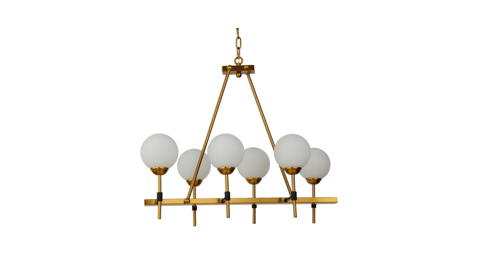 Подвесная люстра Lumina Deco Aldono LDP 7004-6 MD+BK