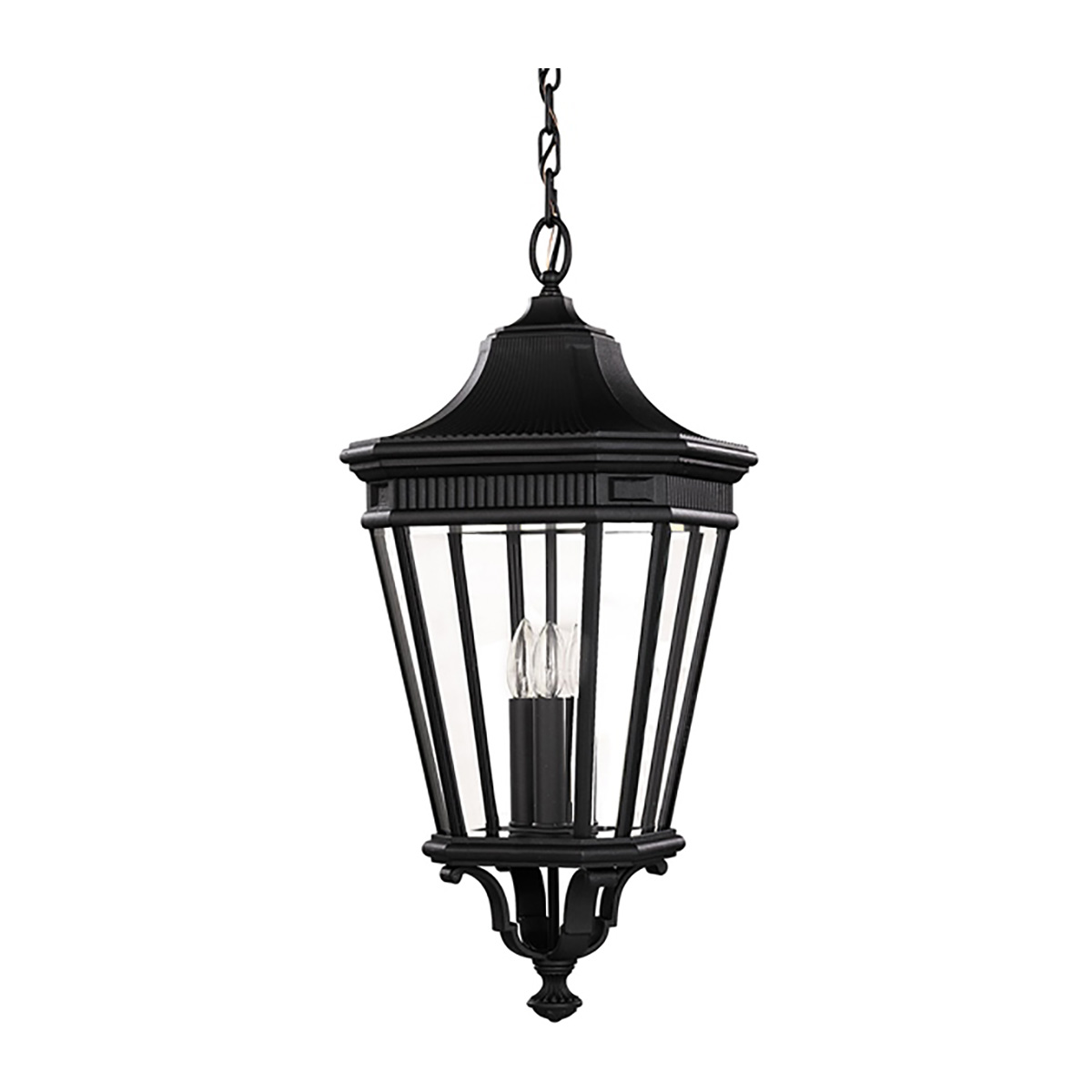 Уличный подвесной светильник Feiss Cotswold Lane FE-COTSLN8-L-BK