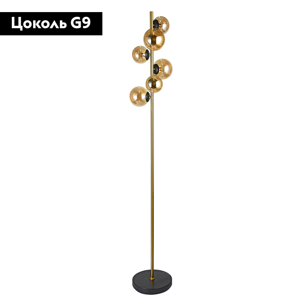 Торшер Arte Lamp Gemini A2243PN-6PB