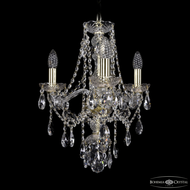 Подвесная люстра Bohemia Ivele Crystal 1415/3/141 G