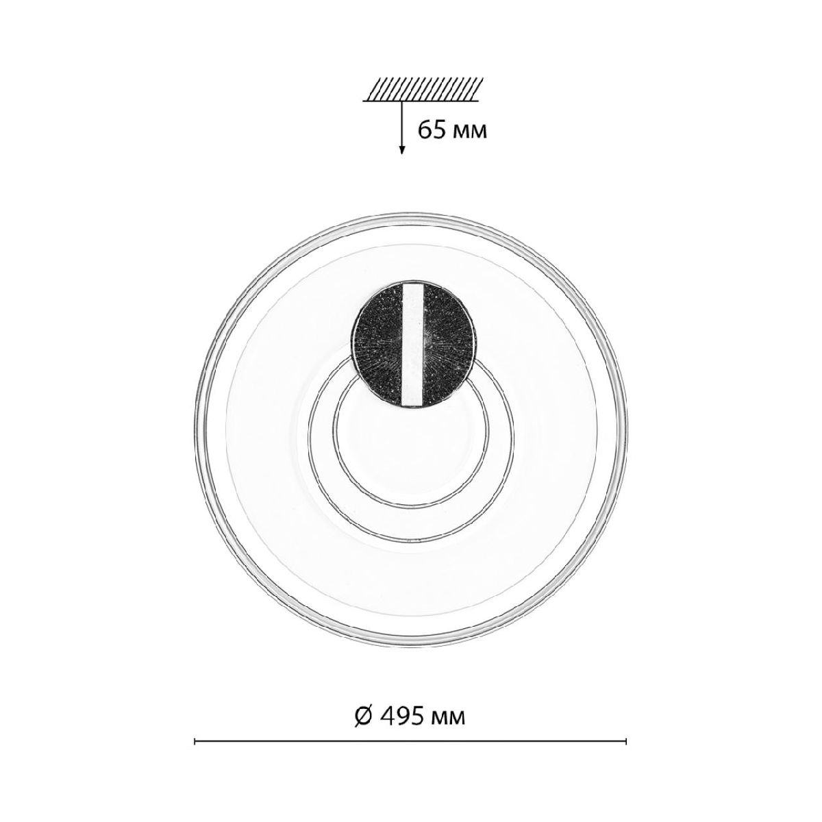 Потолочный светильник Sonex Gemini 7787/85L