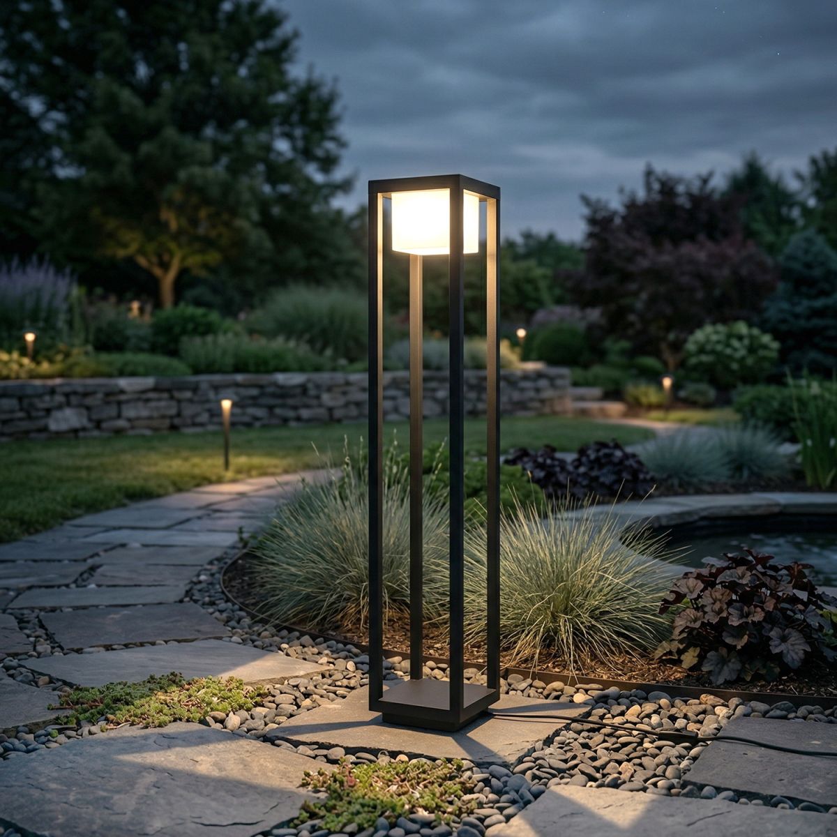 Ландшафтный светильник Reluce 09978-0.7-001JH 1,0M LED12W BK RLOS