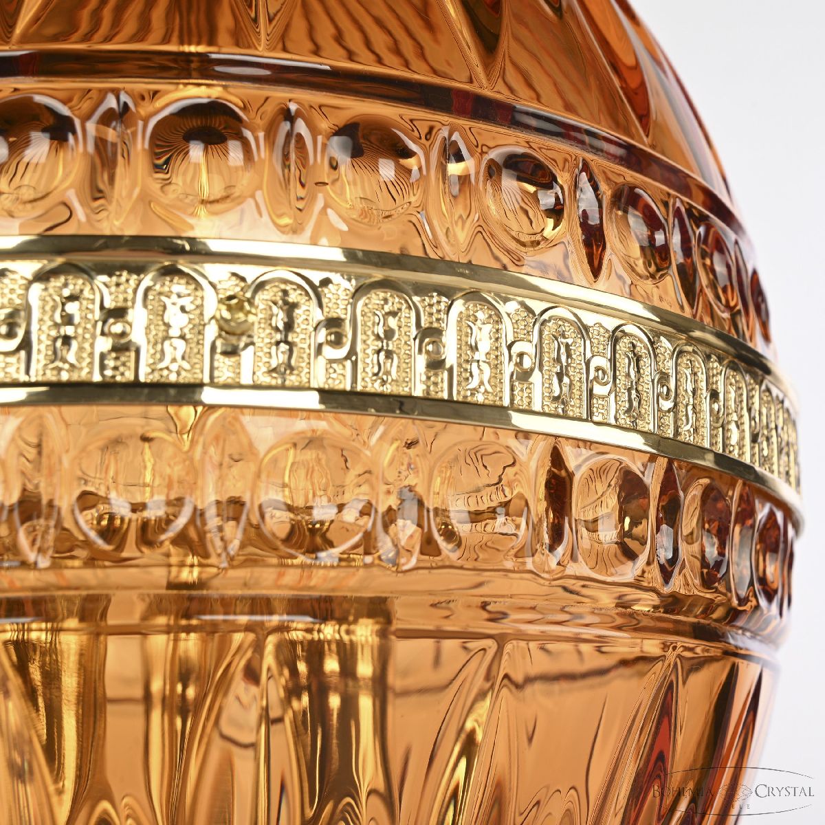 Настольная лампа Bohemia Ivele Crystal 5680L/22 G Amber/M-1G