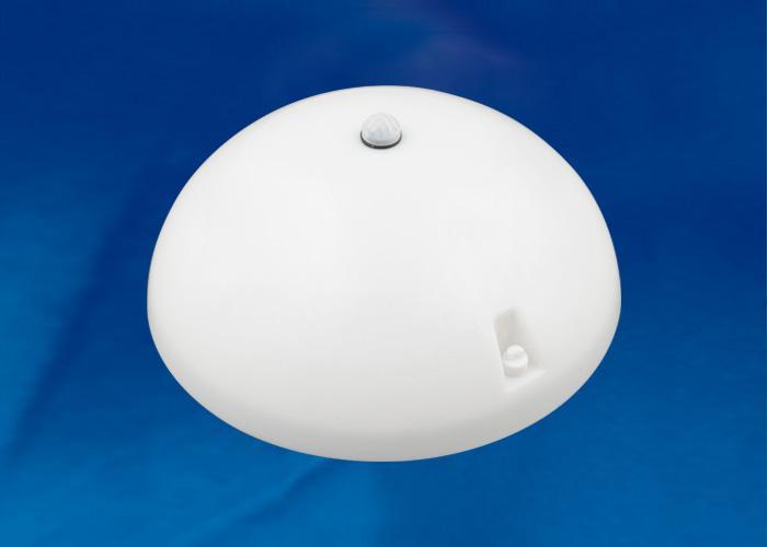 Потолочный светодиодный светильник (UL-00005232) Uniel ULW-K20D 12W/6000K SENSOR IP54 WHITE