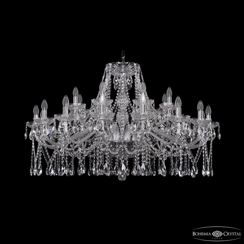 Подвесная люстра Bohemia Ivele Crystal 1413/16+8/400 Ni