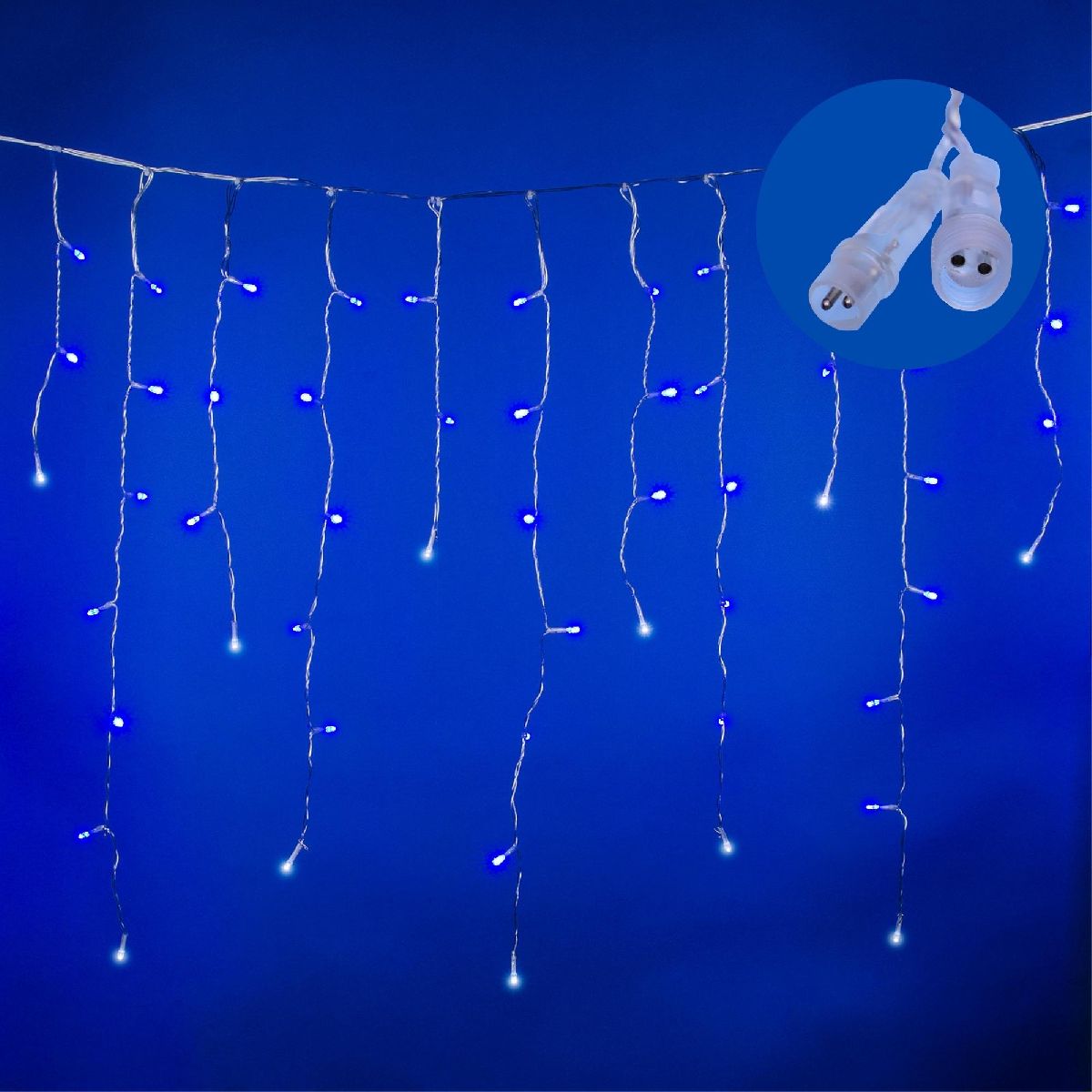 Уличная гирлянда Uniel ULD-B25006-440/TTK BLUE-WHITE IP44 UL-00010939