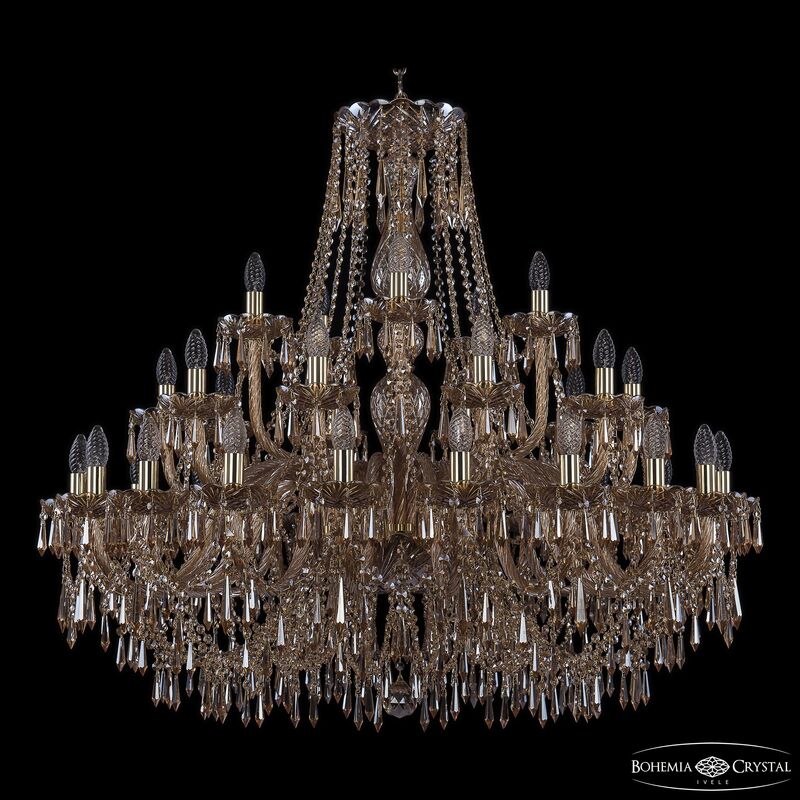 Подвесная люстра Bohemia Ivele Crystal 1403/20+10+5/400 G M721
