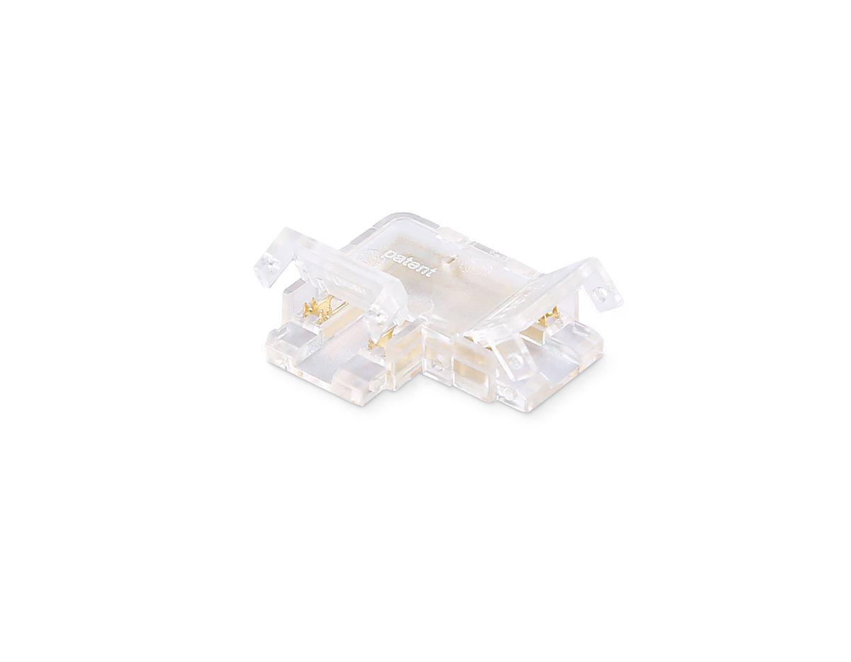 Соединитель угловой Ambrella Light Illumination COB RGB 12/24V для лент 10mm (4 конт.) (10шт. в комплекте) GS6891