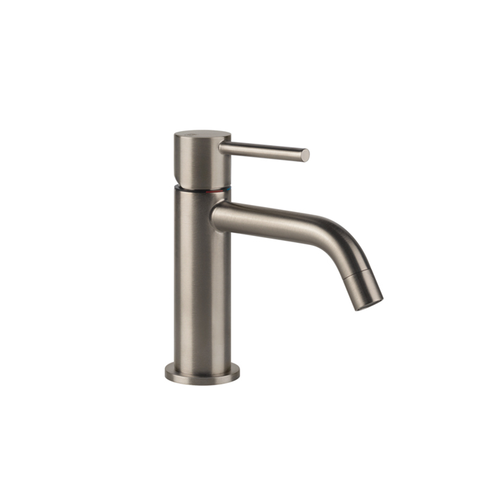 Gessi Emporio Via tortona Смеситель для раковины, на 1 отв, без донного клапана, цвет: Finox Brushed Nickel