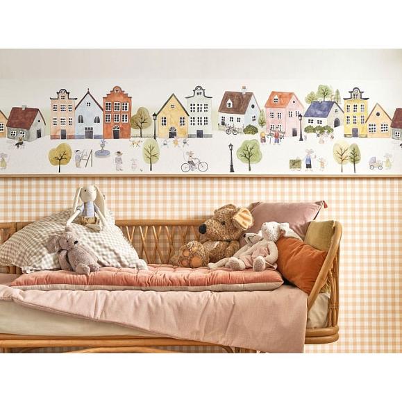Обои Casadeco 89261222 Vichy Beige rose