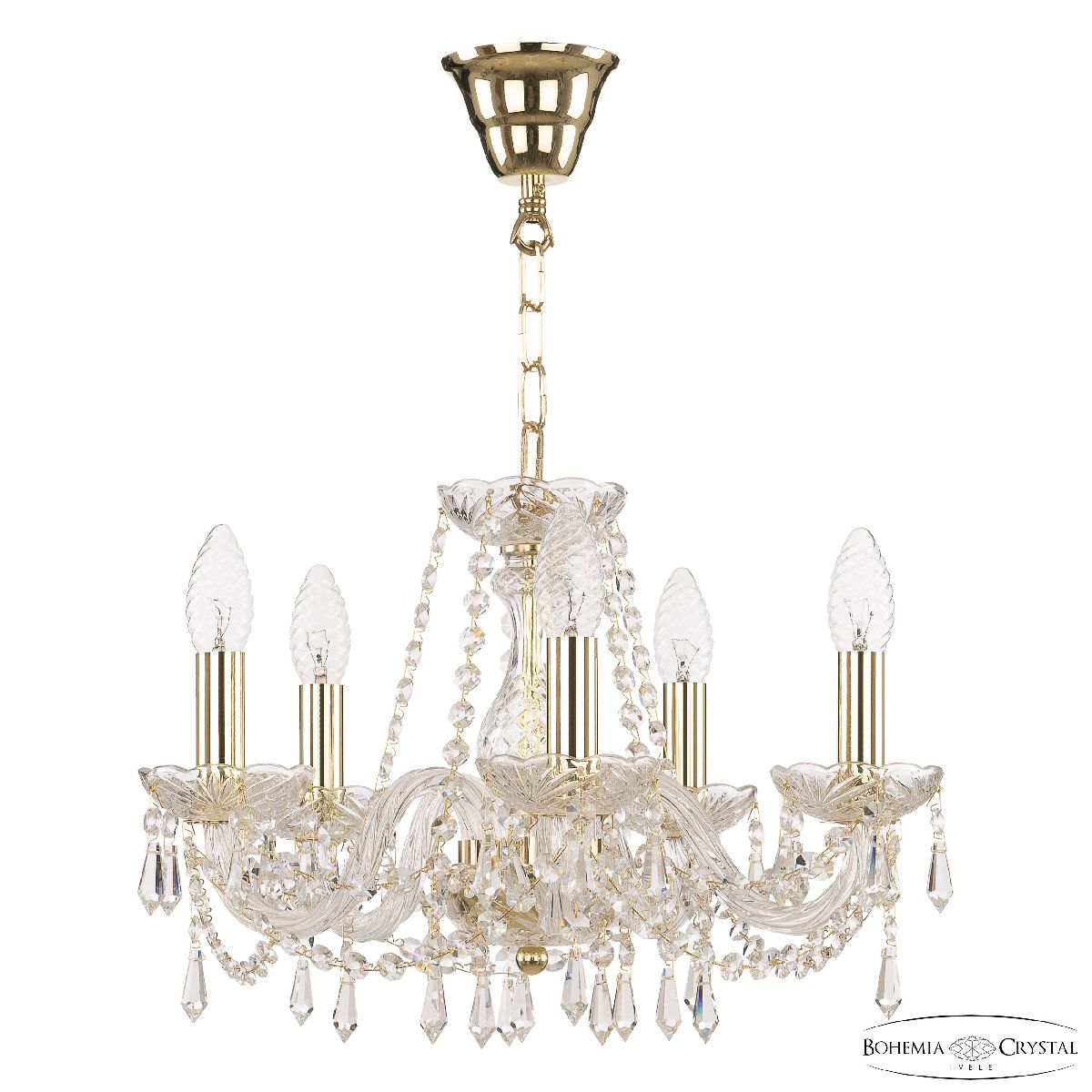 Подвесная люстра Bohemia Ivele Crystal 104/5/141 G