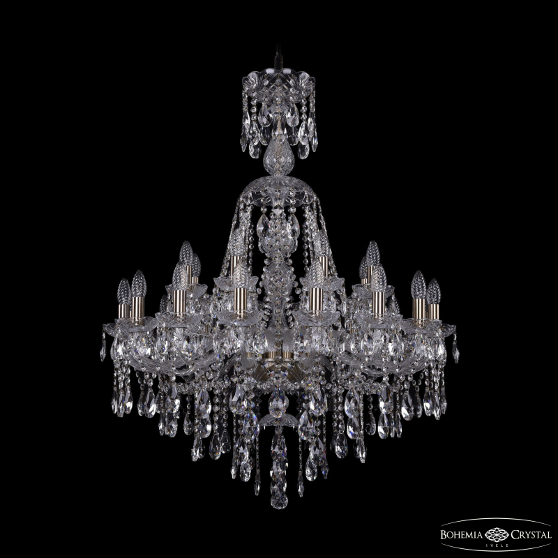 Подвесная люстра Bohemia Ivele Crystal 1415/16+8/300/XL-106 Pa