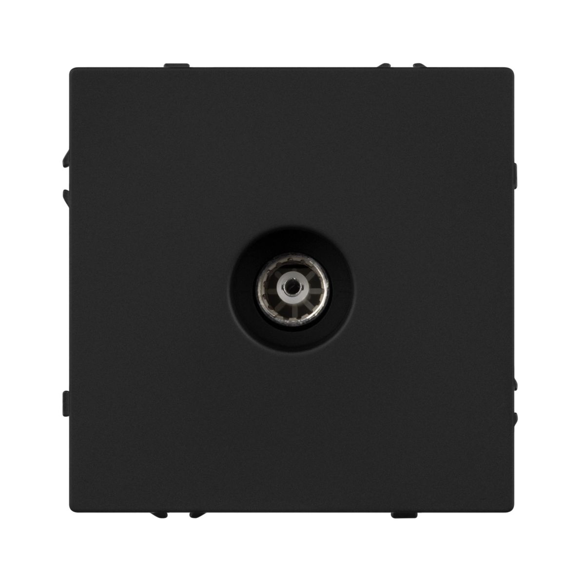 Механизм телевизионной розетки Arlight SCT-NOBE-MTV1-SFPL-BK (Черный оникс) 054293