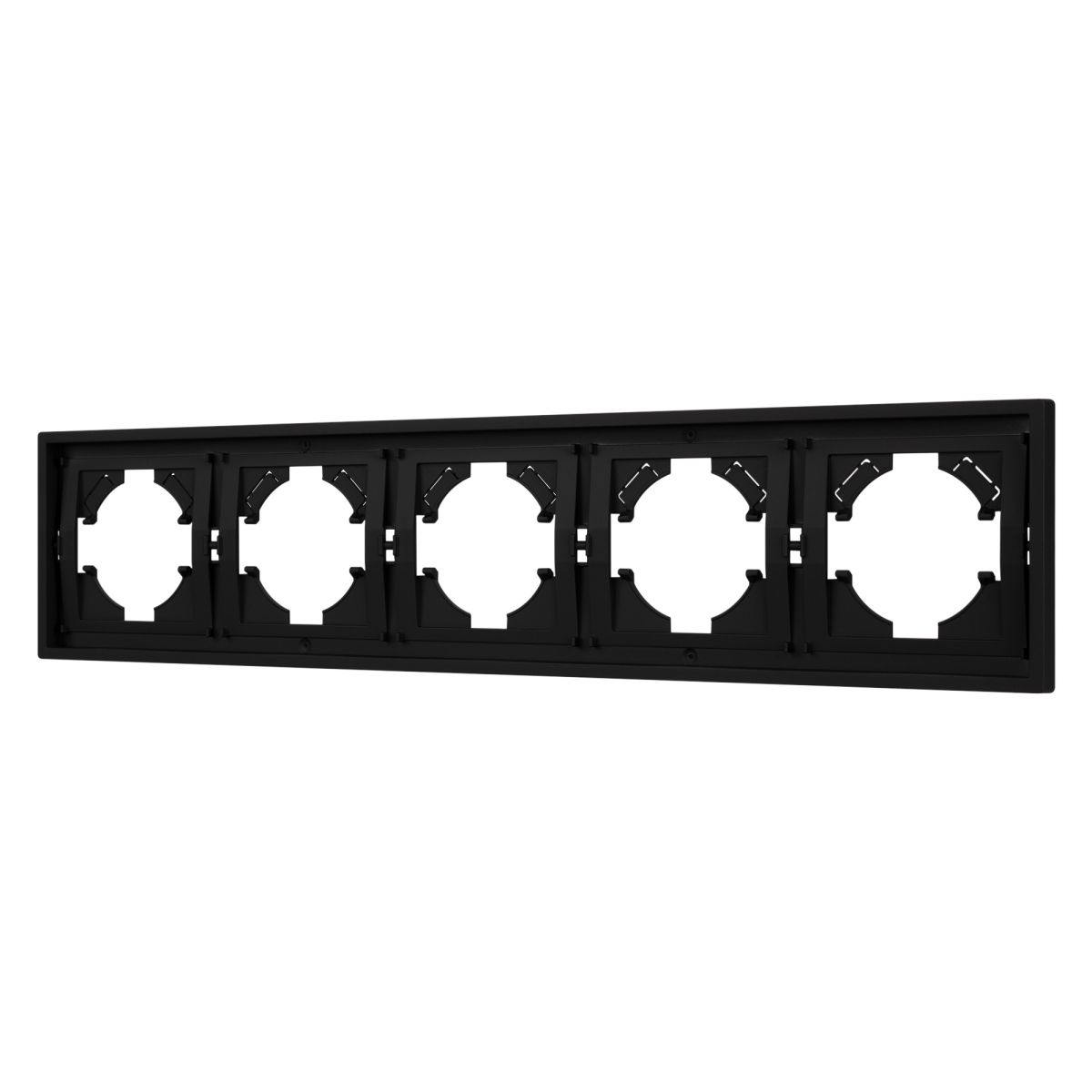 Рамка пластиковая на 5 постов Arlight FRM-TENDO-SFPL-5-BK 054657