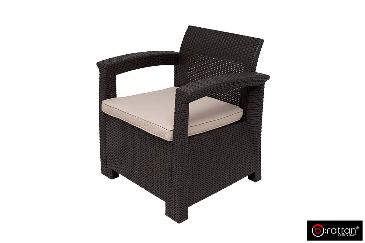Комплект мебели Раттан Комфорт 4 / Rattan Comfort 4, венге