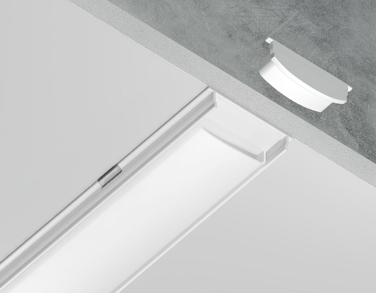 Алюминиевый накладной профиль Ambrella Light Alum Profile GP1600WH