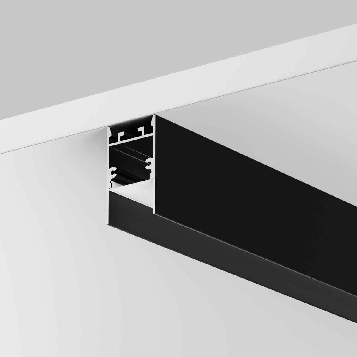 Алюминиевый профиль накладной-подвесной Maytoni Led Strip ALM-2542-B-2M 633010