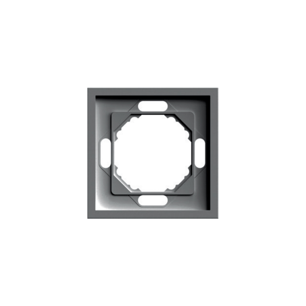 Рамка 1-местная Stekker Эмили PFR00-5001-09 антрацит soft touch 49936