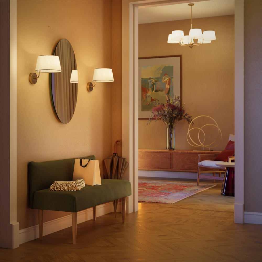 Люстра на штанге Maytoni Modesto MOD360PL-08BS