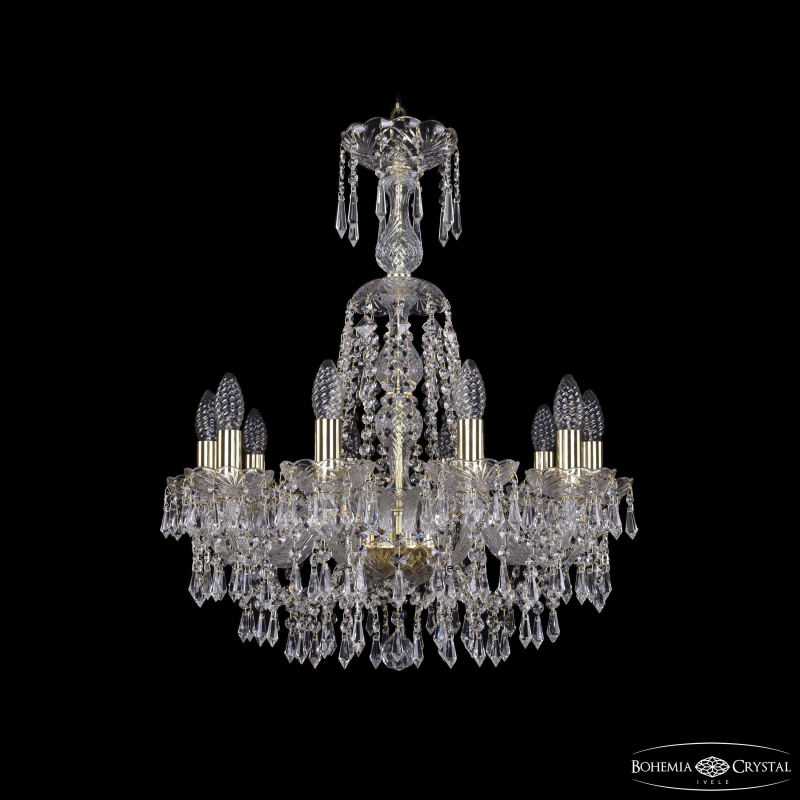 Подвесная люстра Bohemia Ivele Crystal 1403/10/195/XL-65 G
