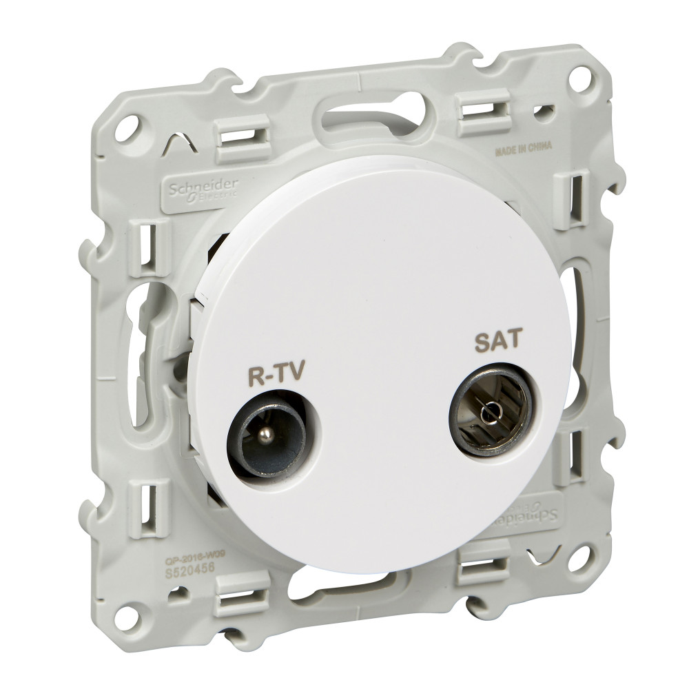 Розетка R-TV/SAT Schneider Electric Odace S52R456