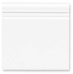 CERAMICHE GRAZIA BOISERIE Плинтус Zoccolo Bianco Matt.