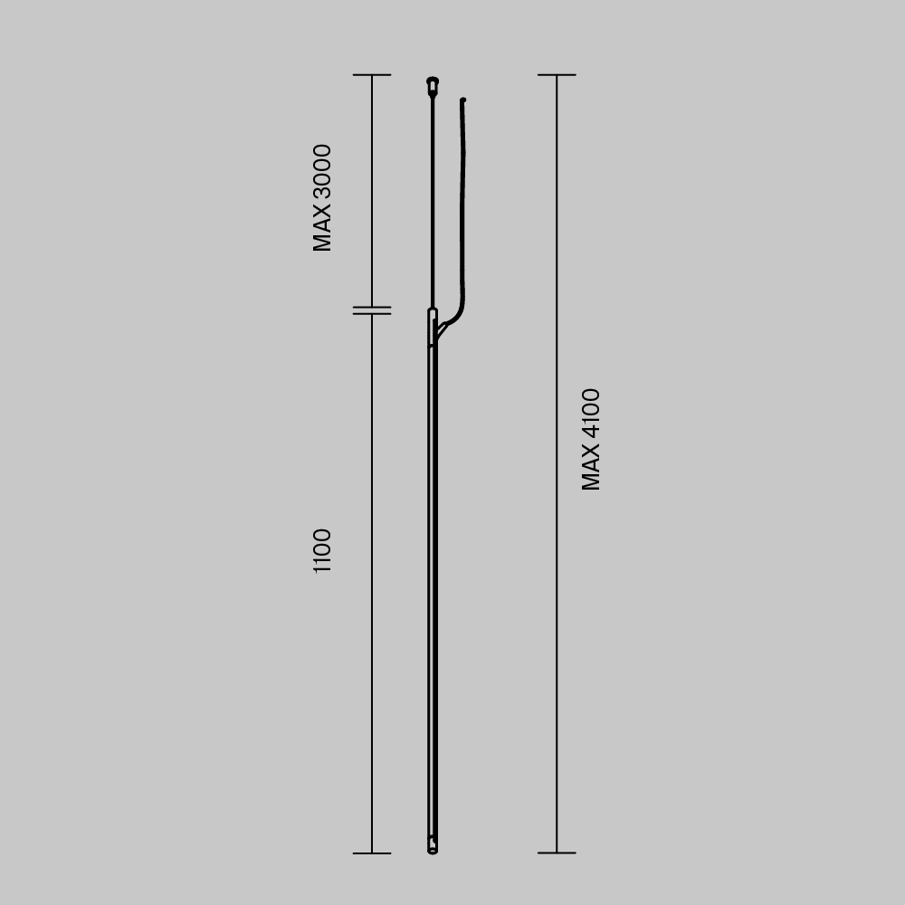 Шинопровод Maytoni Technical Busbar trunkings Arity TRX233-VL-1B