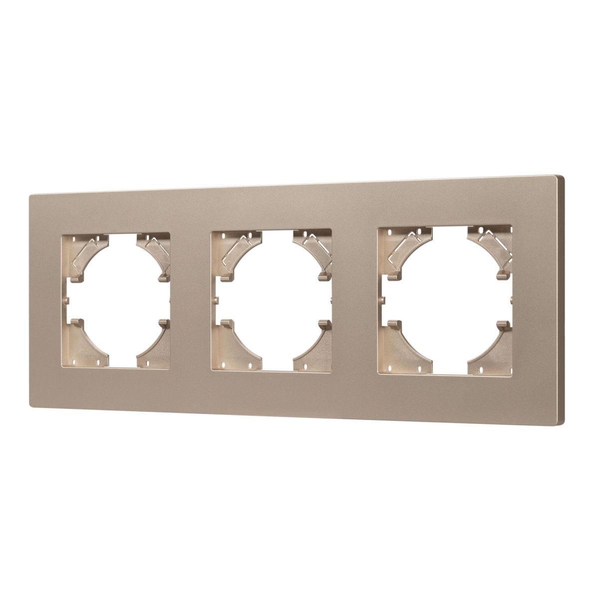 Рамка на 3 поста пластиковая Arlight FRM-PERIO-PL-3-GD 049757