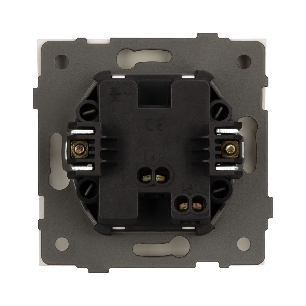 Механизм выключателя одноклавишный непроходной Arlight SWT-TENDO-MK01-PL-GD (230V, 10A) 054034