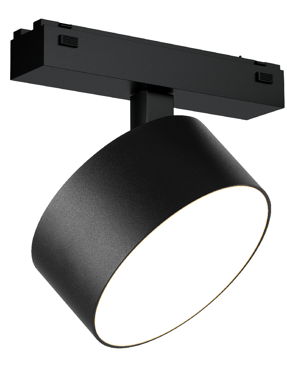 Трековый магнитный светильник iLedex Vision 4825-047-D120-15W-110DG-3000K-BK