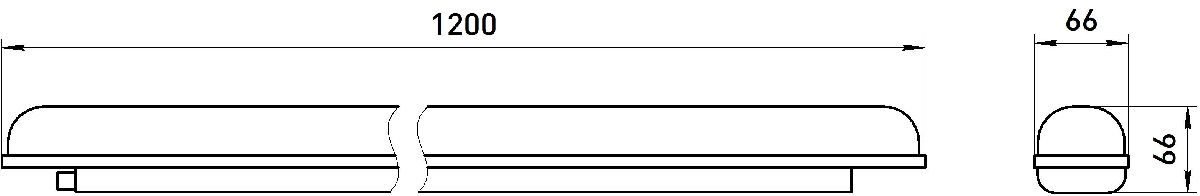 Линейный светильник Эра SPP-202-0-65K-EL36  Б0066937