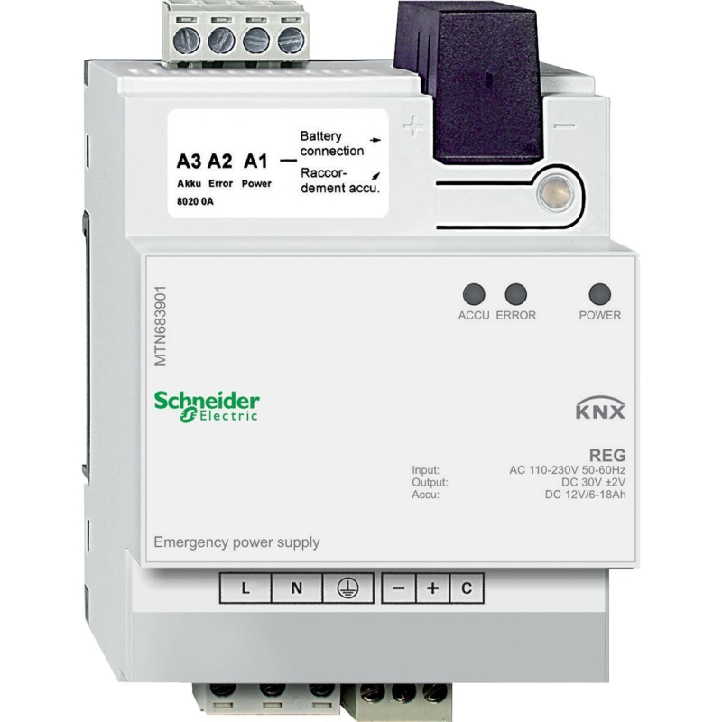 Блок аварийного электропитания Schneider Electric Merten KNX DIN-рейка MTN683901