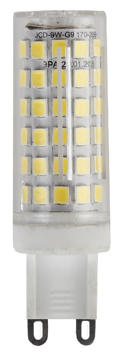 Лампа светодиодная Эра G9 9W 2700K LED JCD-9W-CER-827-G9 Б0033185
