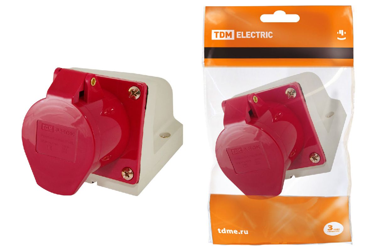 Розетка стационарная TDM Electric SQ0602-0002