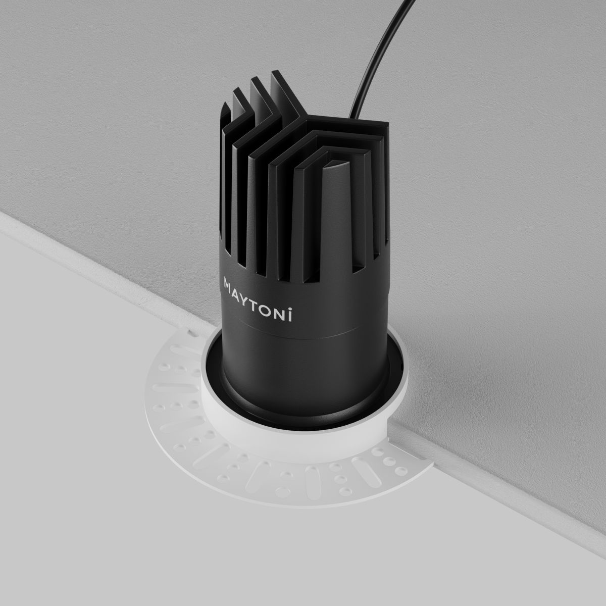 Встраиваемый светильник Maytoni Dip DL122-15W-4K-TRS-B